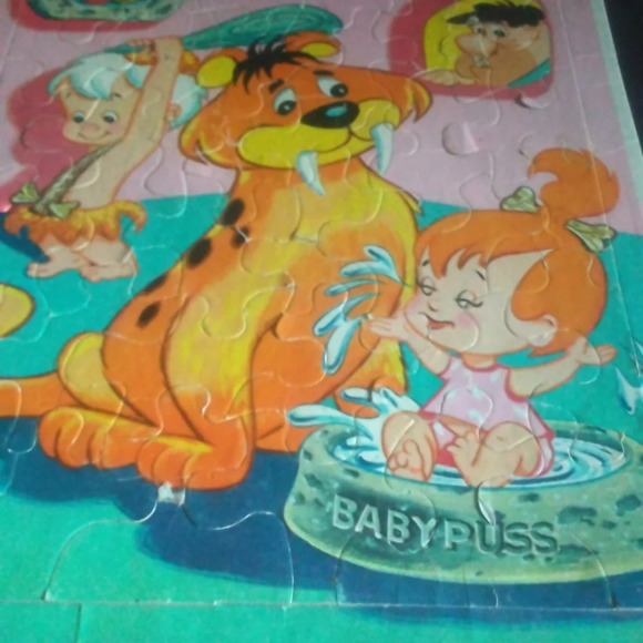 1964 Hanna-Barbera The Flintstones Frame Tray puzzle Collectable - Picture 2 of 3